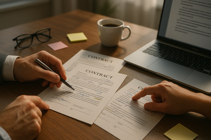 اشتباهات رایج هنگام تنظیم قرارداد