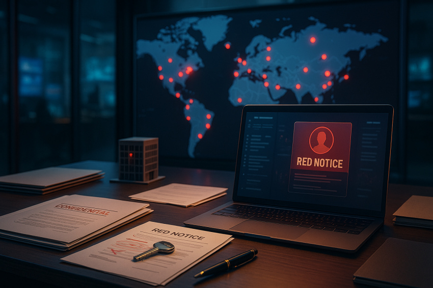 اعلان قرمز اینترپل در دبی